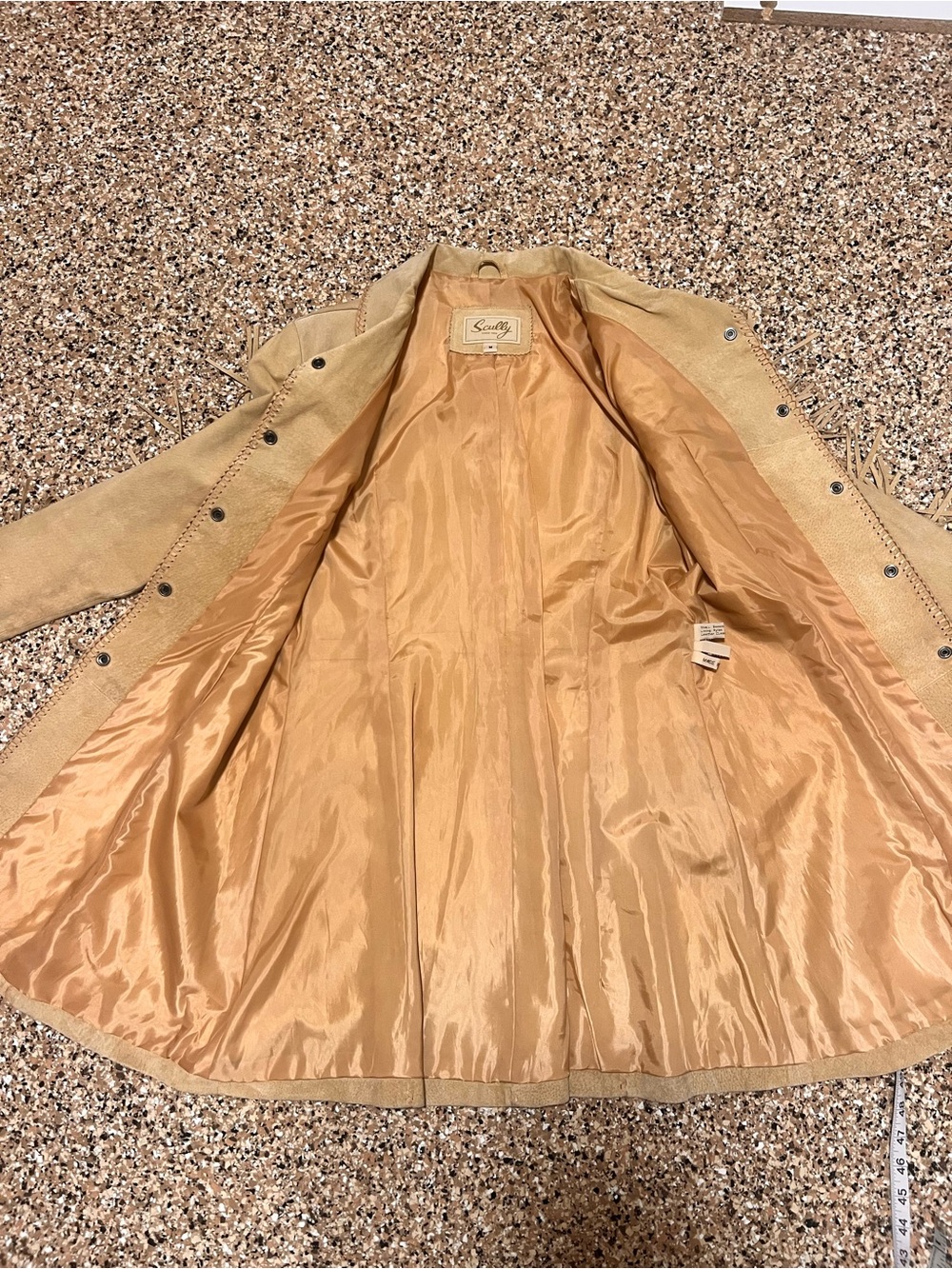 Scully fringed and beaded genuine leather jacket - Picture 4 of 15